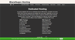 Desktop Screenshot of bharatbugsshosting.com